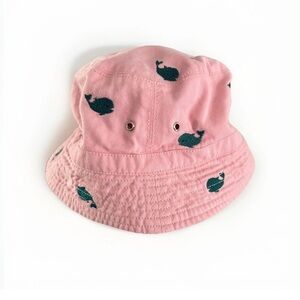 Lord & Taylor Pink Hat with Whale Design Youth Girl